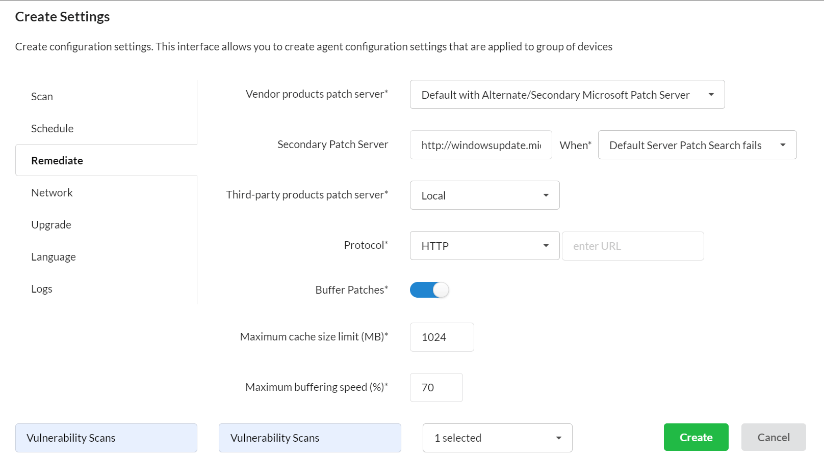 vulnerability scanning in Windows