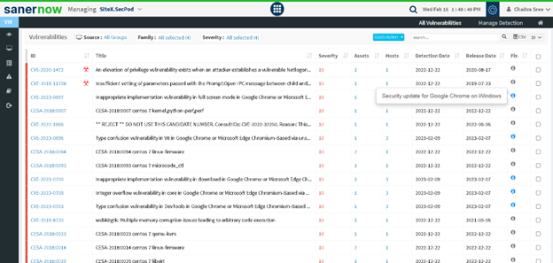 Priortize patches-vulnerability scanning