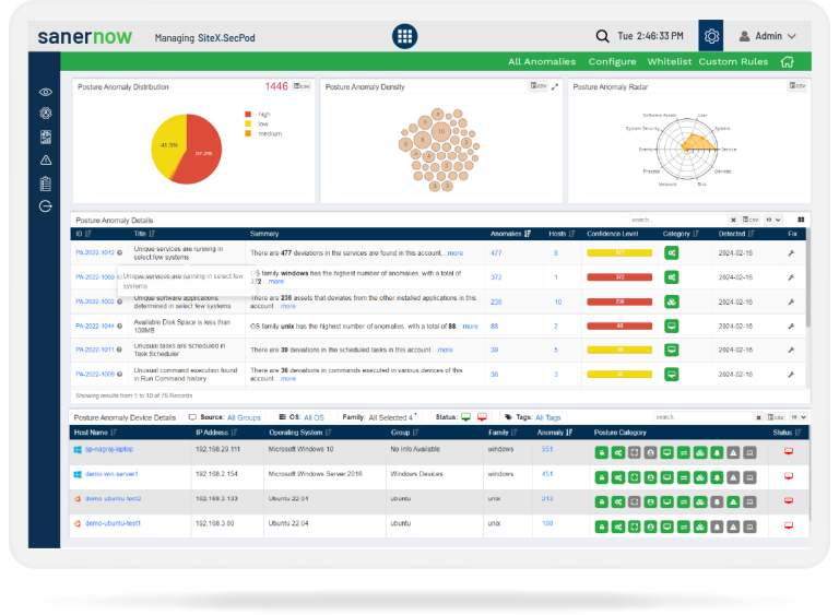 Posture-Anomaly-Dashboard